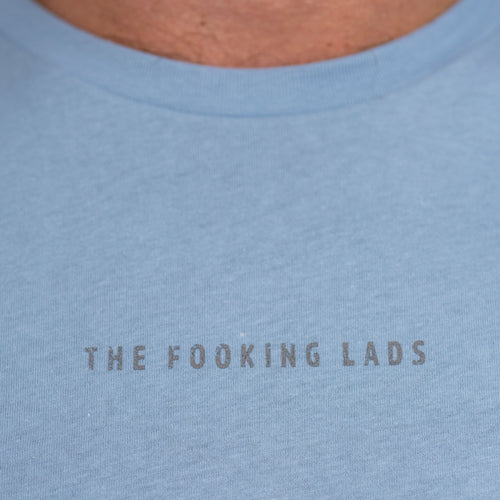 T-shirt The Fooking Lads-Bleu Ciel