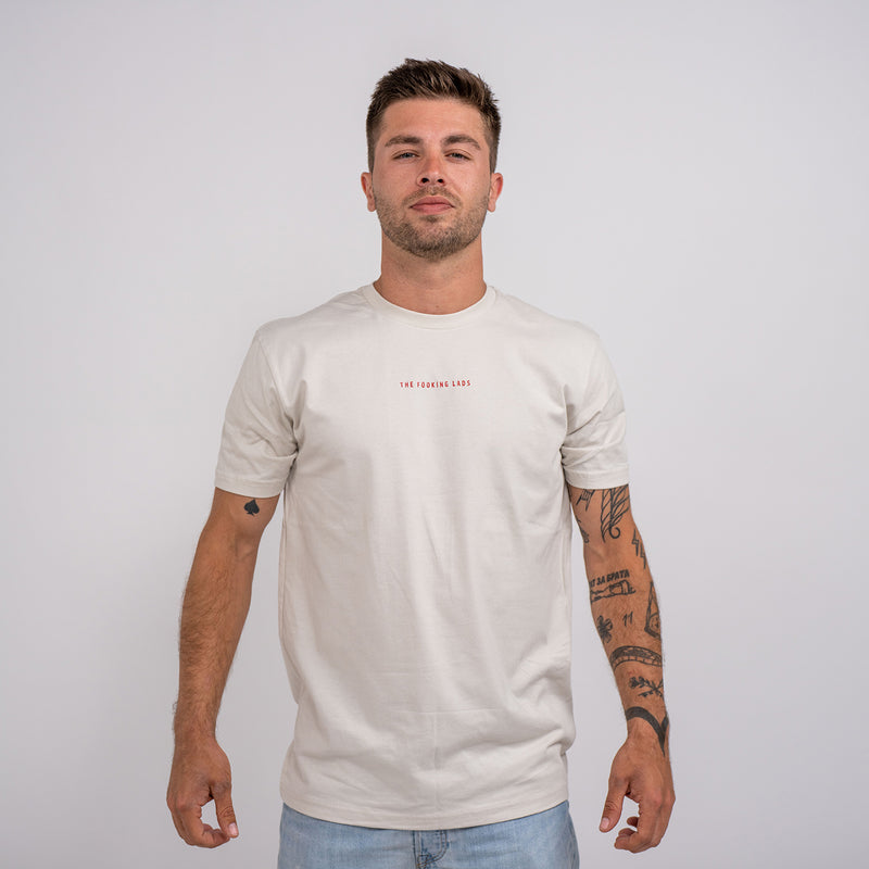 T-shirts The Fooking Lads-Beige